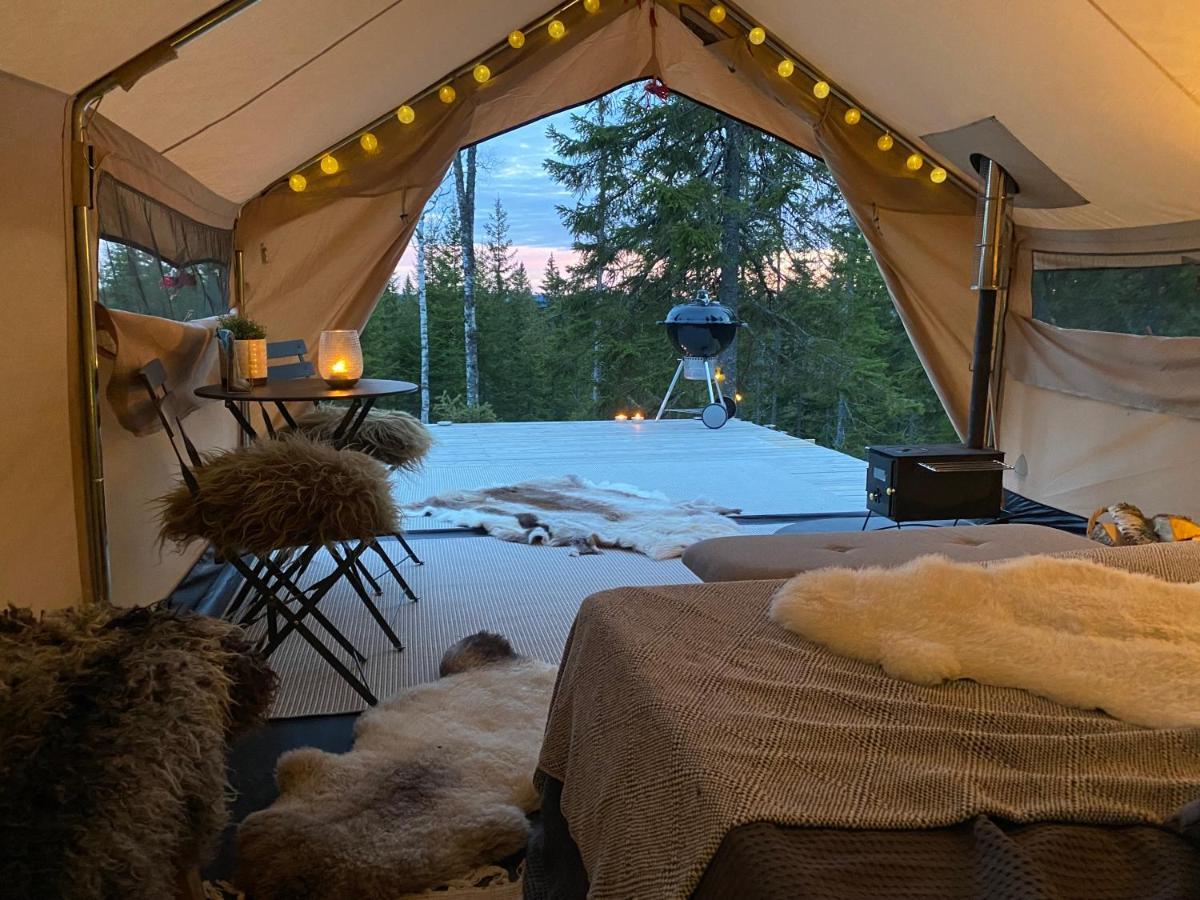 Glamping Tent With Amazing View In The Forest Torsby Exterior foto