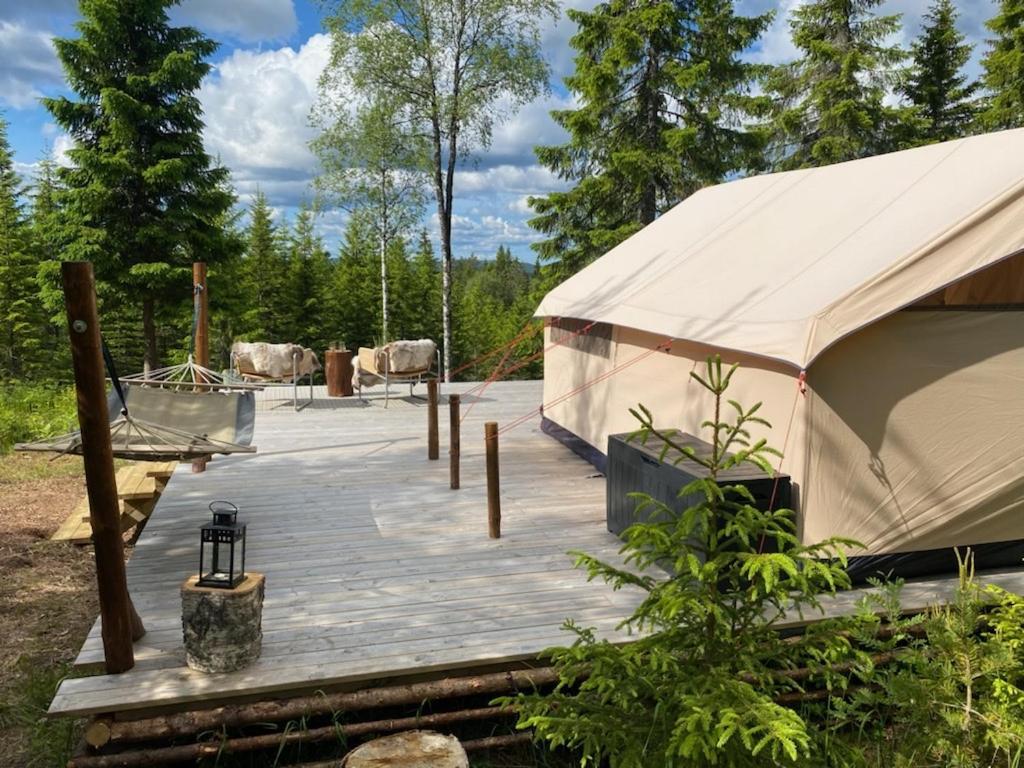 Glamping Tent With Amazing View In The Forest Torsby Exterior foto